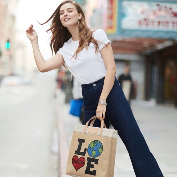 Brighton tote, new with tag          “Love Makes the Earth Go Round” - Picture 10 of 14